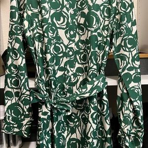 Printed Silk Shirtdress